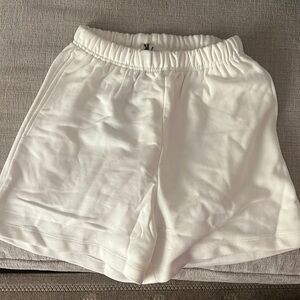 NWT Daily Drills White Sweat Shorts